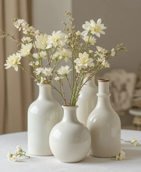 Ceramic Vases in Soft Shapes