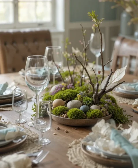 Nature-Inspired Table Accents