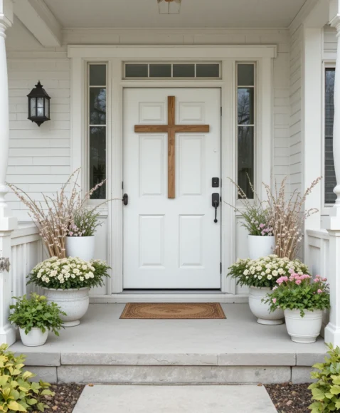 Simple Cross or Faith-Inspired Easter Décor