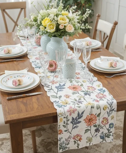Spring-Inspired Table Runners