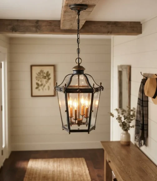 Lantern-Style Farmhouse Pendant