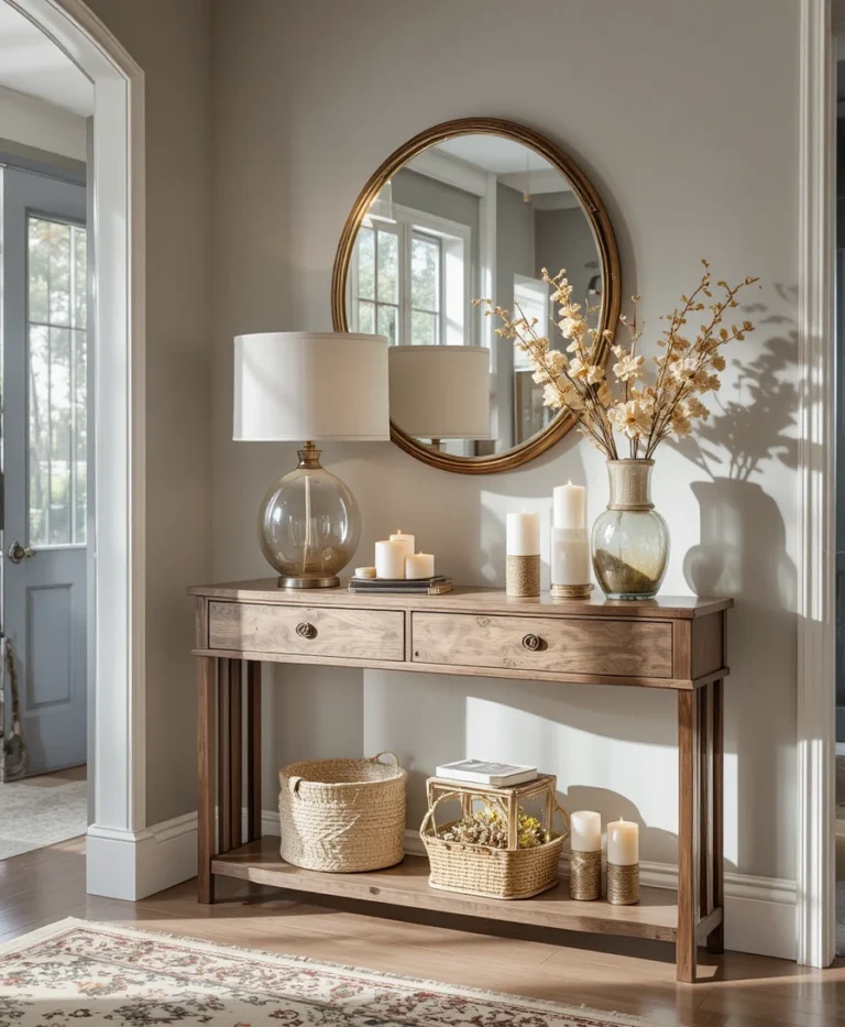 Entryway Table Decor