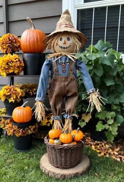 Basket Base Scarecrow