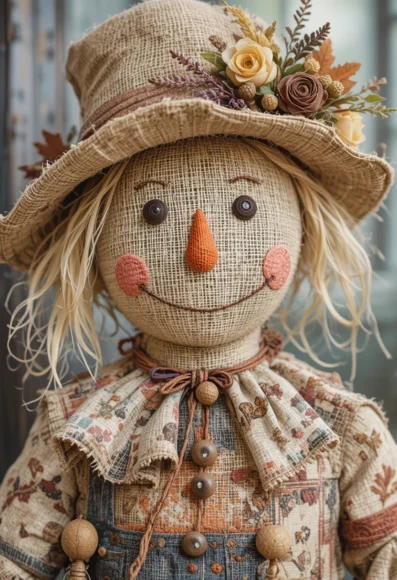 Classic Burlap Scarecrow