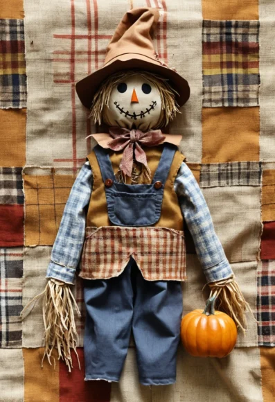 Scarecrow With Vintage