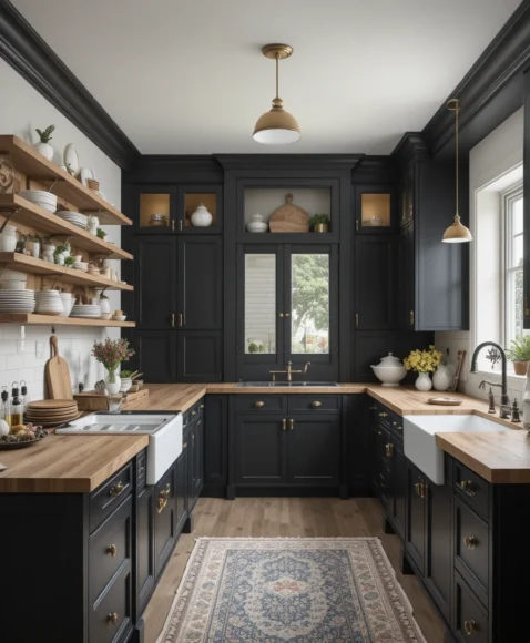 Moody farmhouse decor