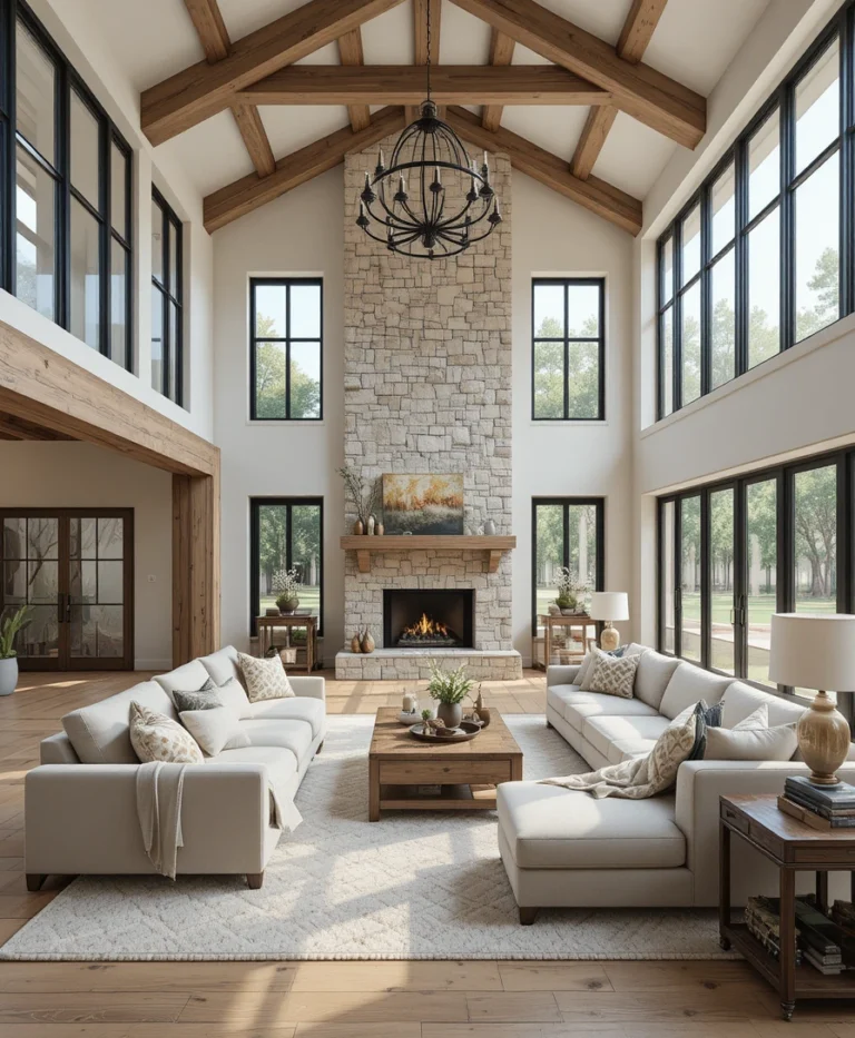 23 Double Height Living Room Ideas That Make Any Home Feel Grand and Luxurious