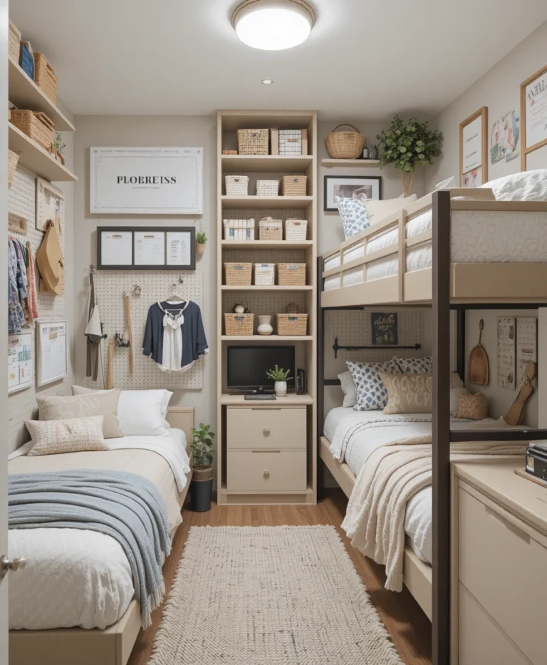 19 Triple Dorm Room Ideas That Make Small Shared Spaces Feel Stylish and Spacious