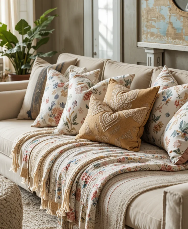 How to Style Throw Blankets and Pillows: 17 Cozy Ideas for a Luxe Home Look