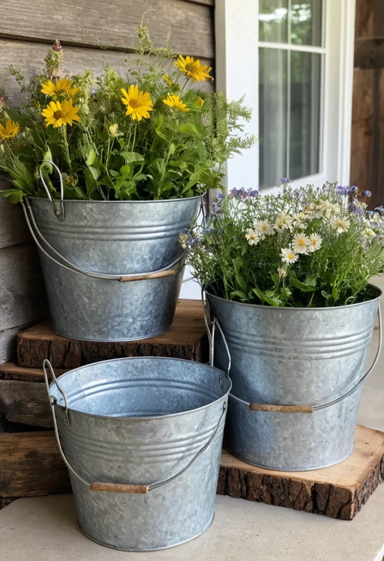 Galvanized Metal Buckets