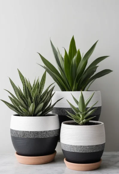 Monochrome Pot Styling