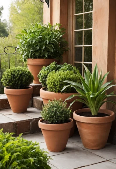 Terracotta Pots for Classic Warmth