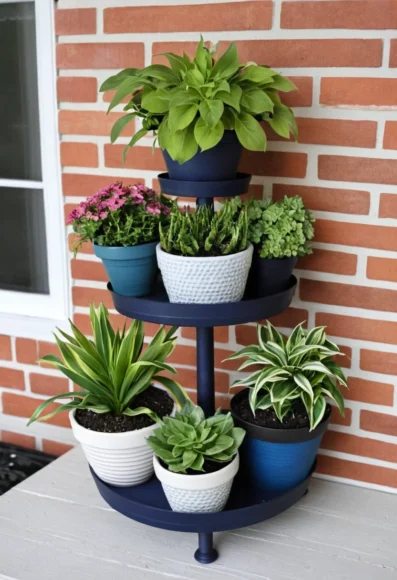 Tiered Flower Pot Displays
