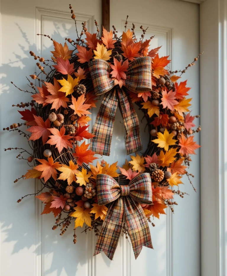 22 Fall Grapevine Wreath Ideas for a Welcoming Entry