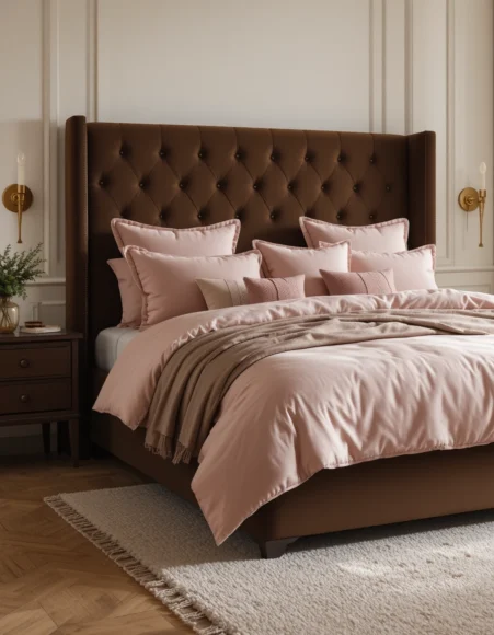 Pink and Brown Bedroom Ideas