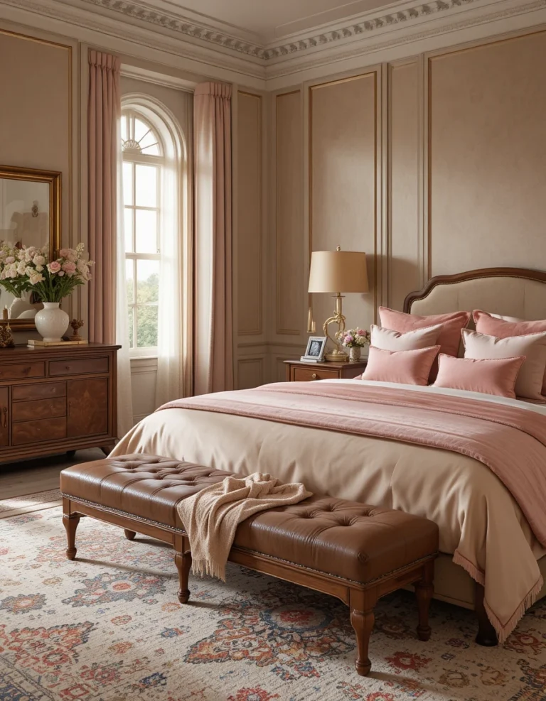 22 Pink and Brown Bedroom Ideas That Feel Genuinely Beautiful