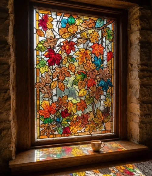 Fall Window Painting Ideas