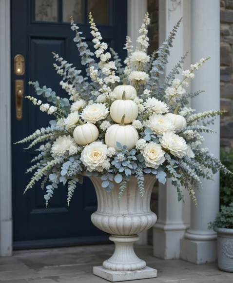 Fall Planters for Front Porches