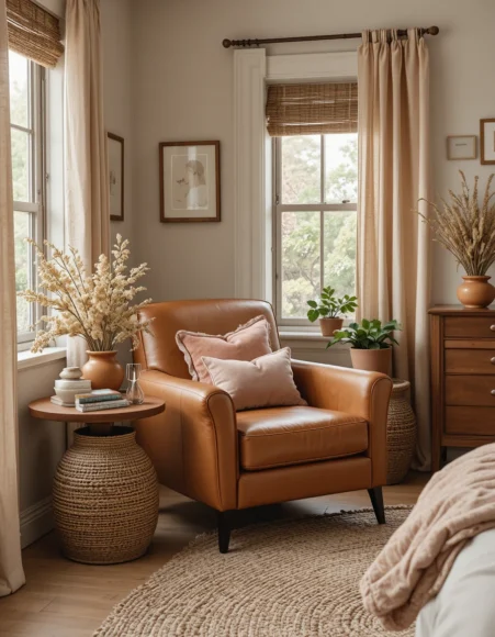 Pink and Brown Bedroom Ideas