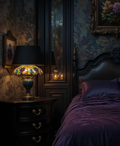 Black Nouveau Bedroom