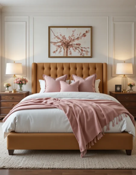 Pink and Brown Bedroom Ideas