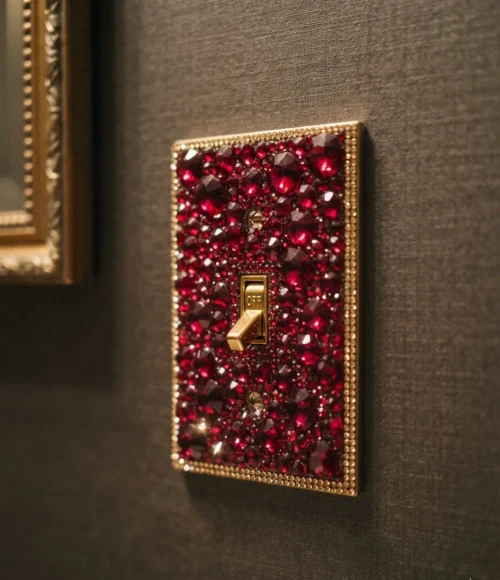 Bold Red Sparkle Glam Switch