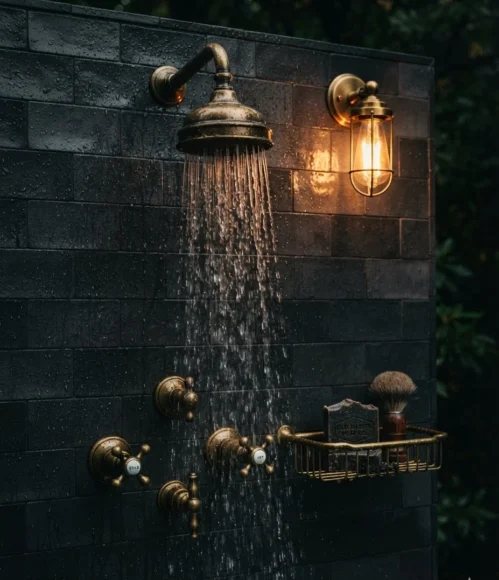 Speakeasy-Style Shower
