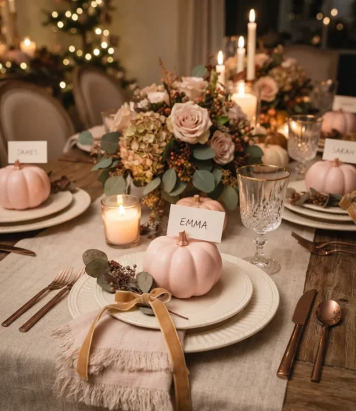 Pink Fall Decor Ideas