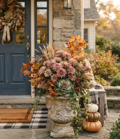 Pink Fall Decor Ideas
