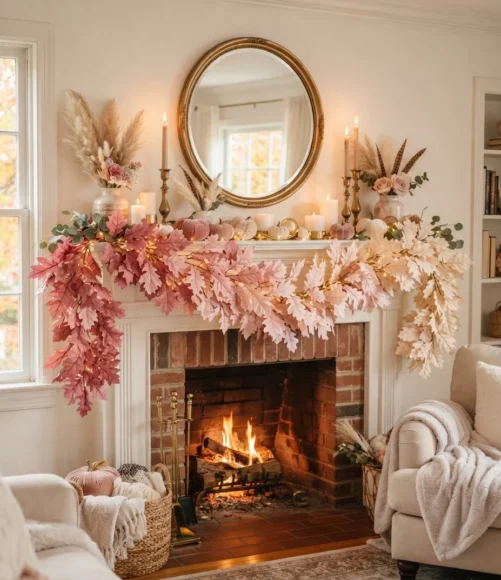 Pink Fall Decor Ideas