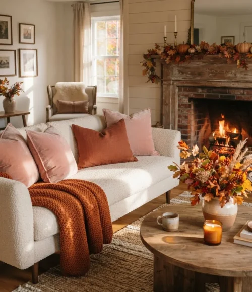 Pink Fall Decor Ideas