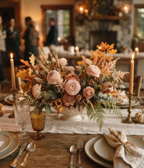 Pink Fall Decor Ideas