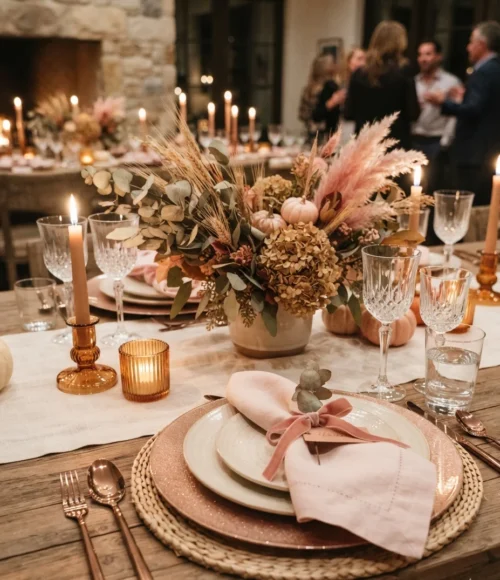 Pink Fall Decor Ideas