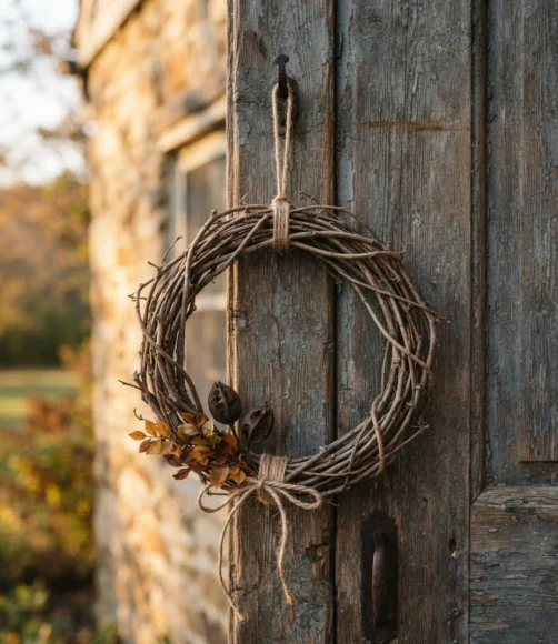 A Twig and Twine Wreath