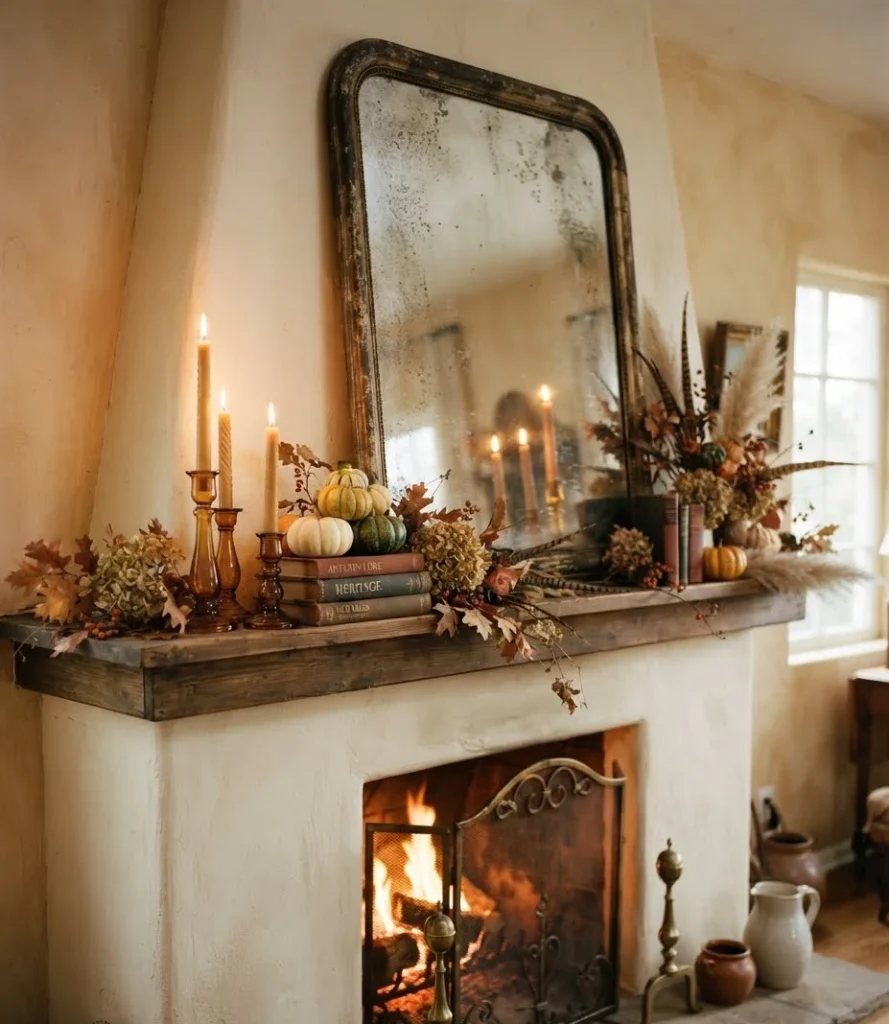 Aged Leaning Mirror Backdrop