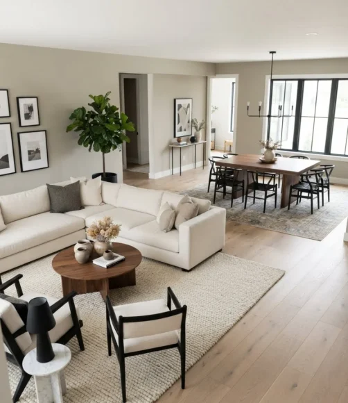 Area Rugs for Visual Zoning