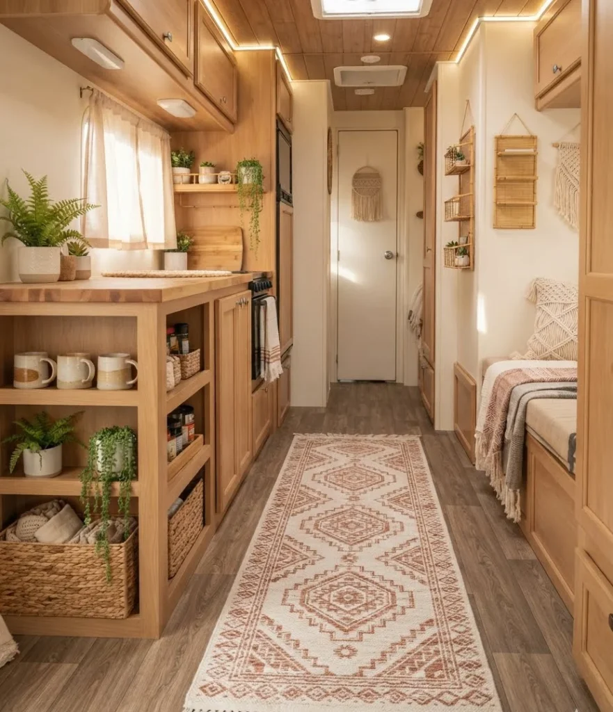 Boho Washable Runner in the Aisle
