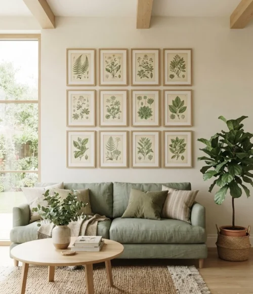 Botanical Print Collection Grid