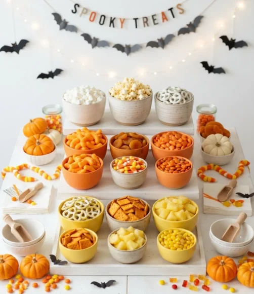 Candy Corn Color-Block Snack Bar