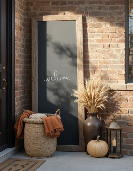 Chalkboard Welcome Sign