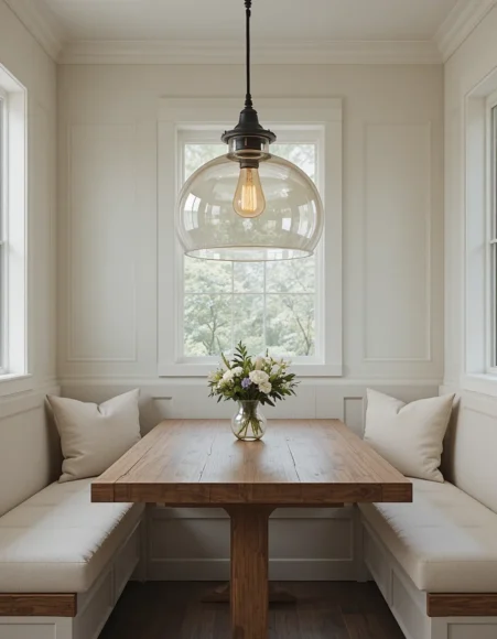 Clear Glass Cloche Over the Dining TablE