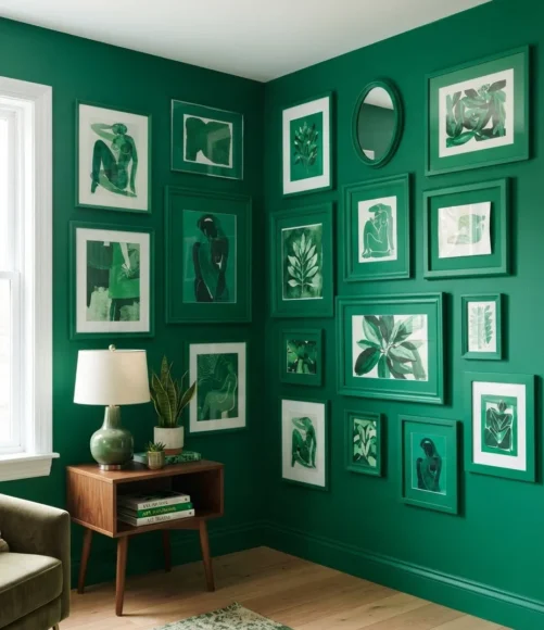 Corner Built Entirely Around One Bold Color