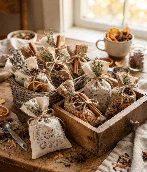 Homemade Potpourri Sachets