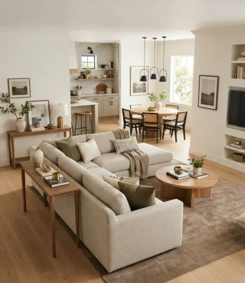 L-Shaped Sectional Room Separator