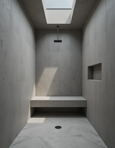 Micro-Cement Seamless Wet Room
