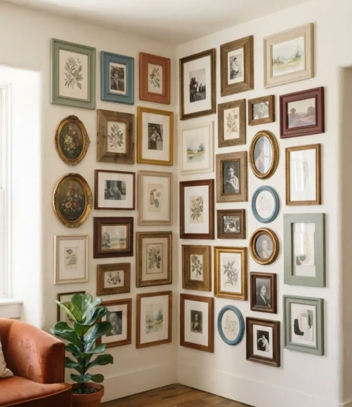 Corner Wall Gallery Ideas