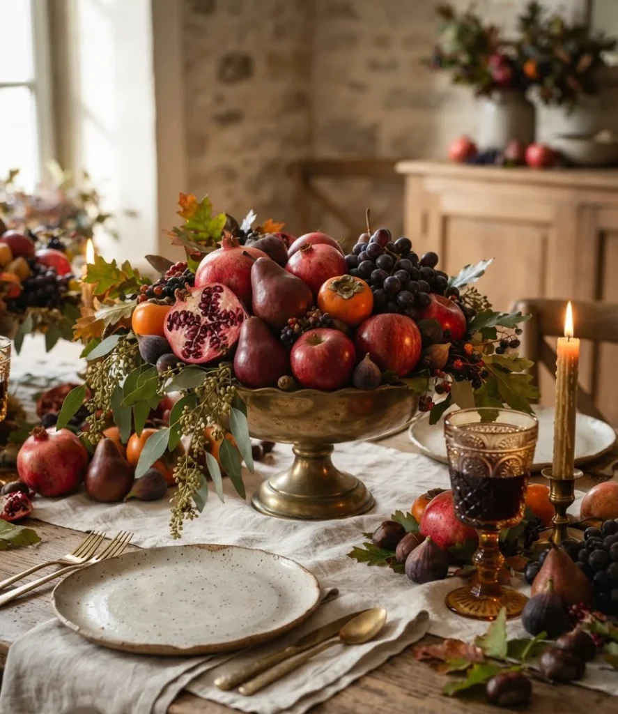 Seasonal Fruit Compote Centerpiece