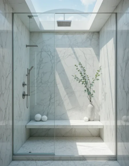 Skylight Walk-In Shower