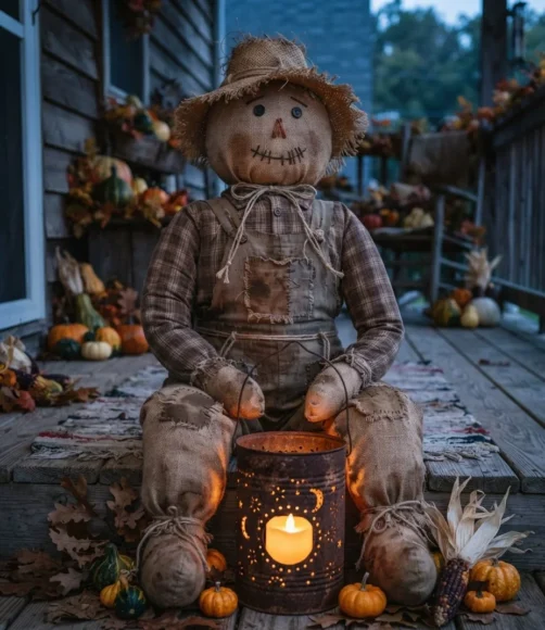 Tin-Can Lantern Companion at the Base