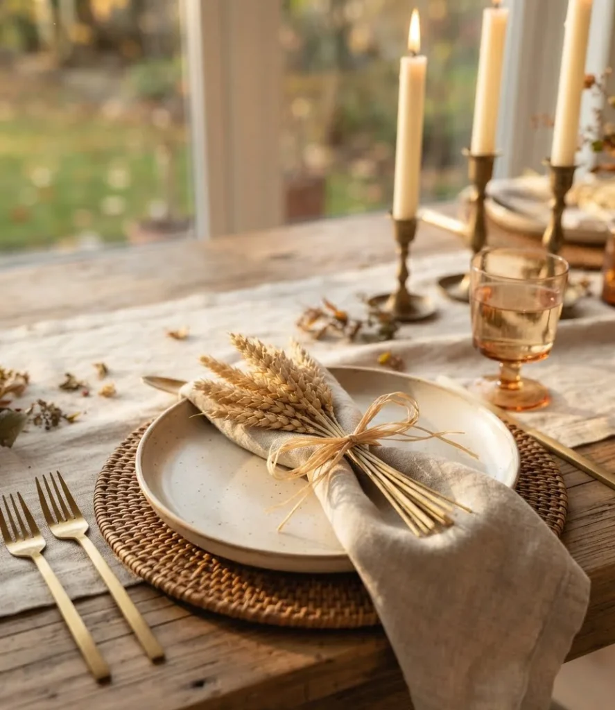 Wheat Bundle Place Setting